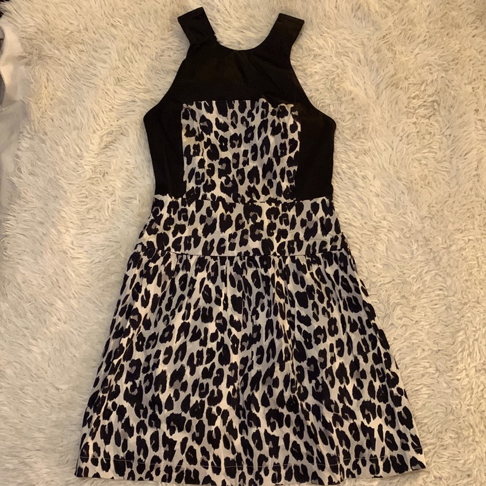 French Connection Leopard Dress Size 4